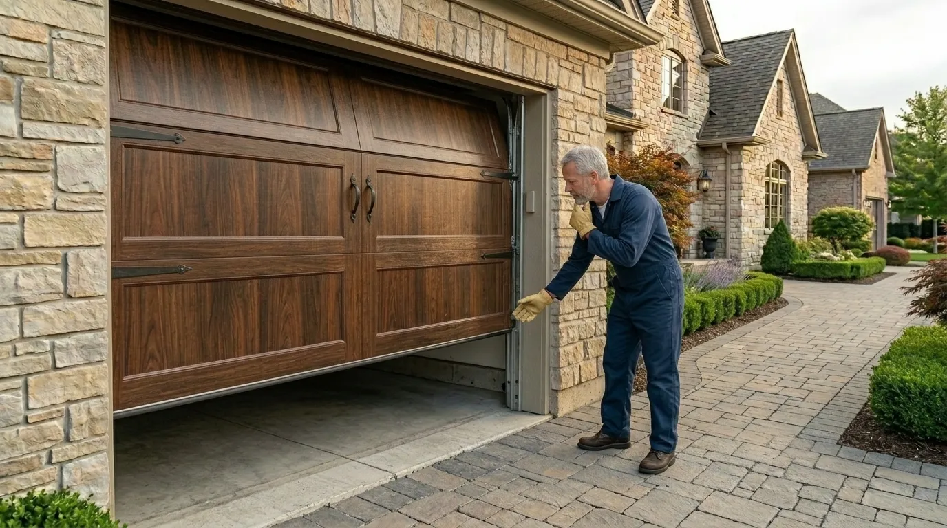 Garage door work by Tulsa Garage Door Co in Tulsa, OK