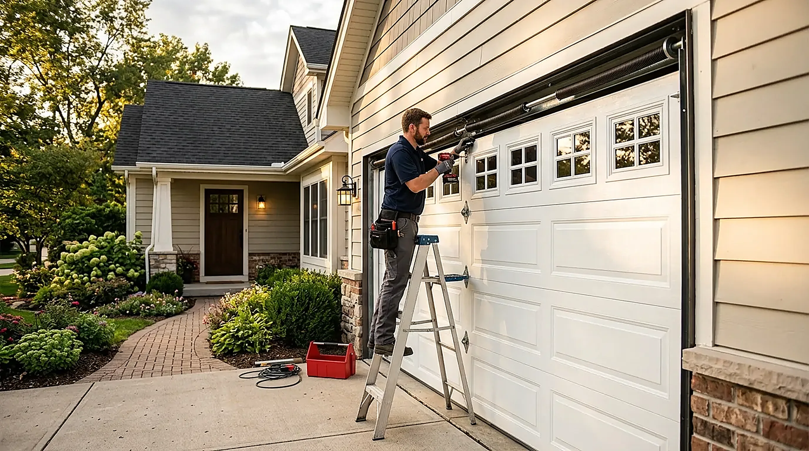 Garage door service in Tulsa, OK