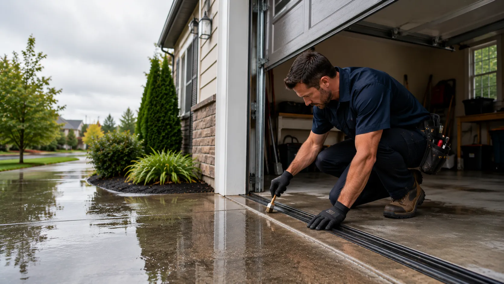 Garage door service in Tulsa, OK