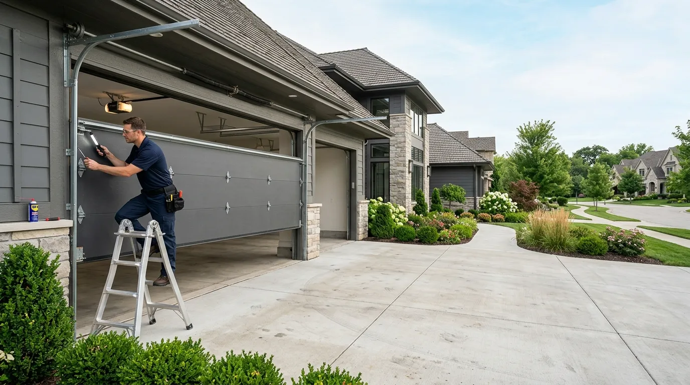Garage door service in Tulsa, OK