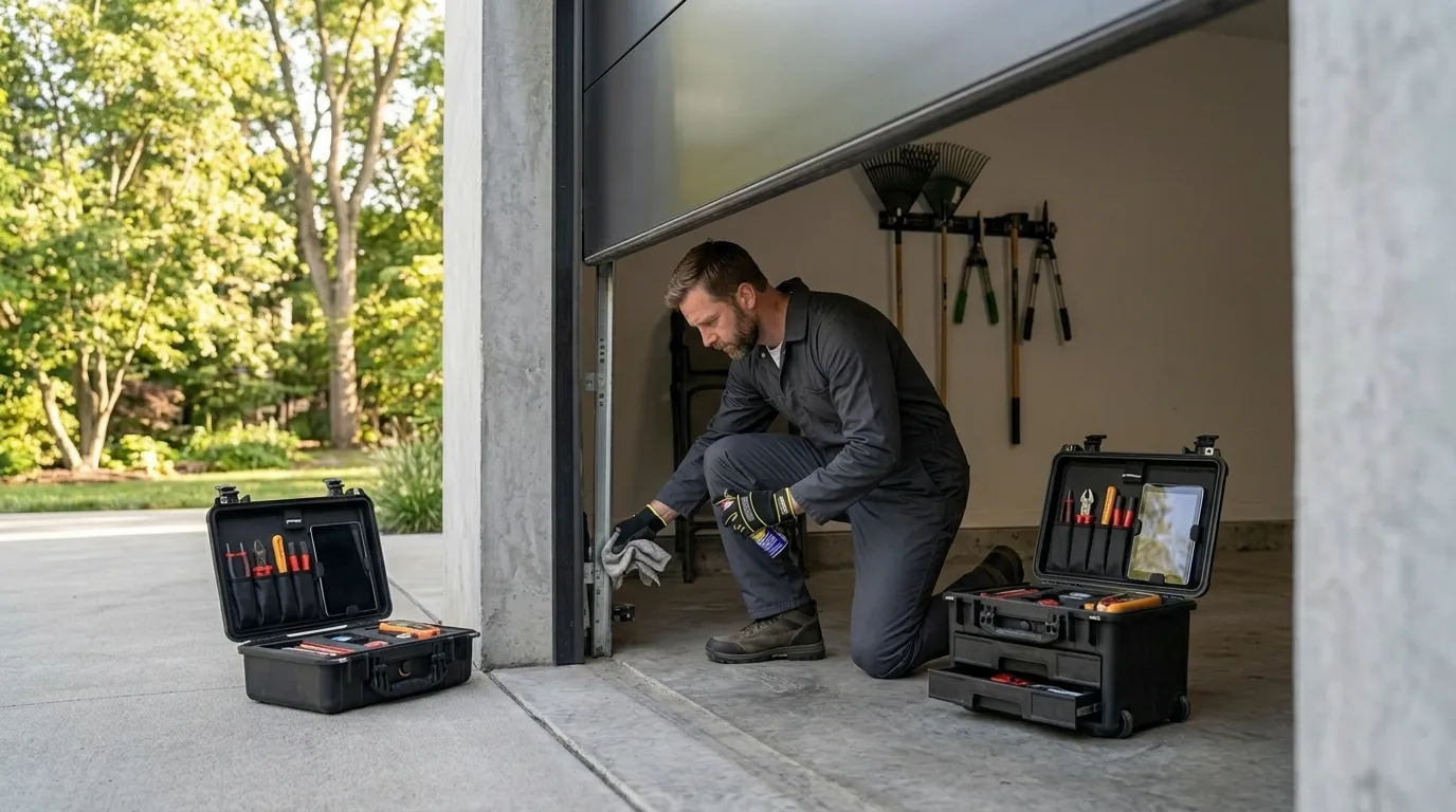 Garage door service in Tulsa, OK