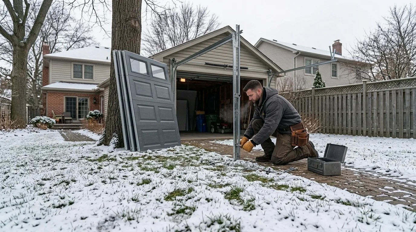 Garage door service in Tulsa, OK