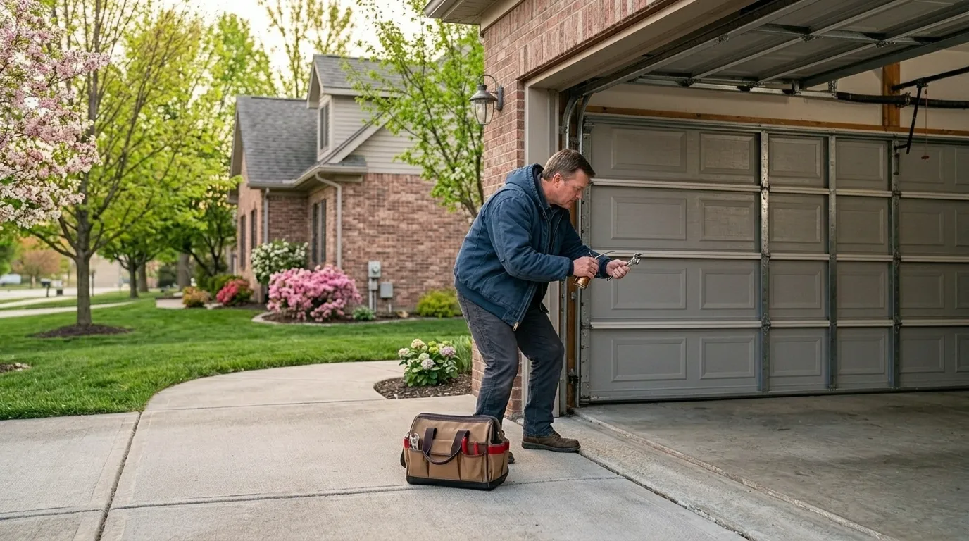 Garage door service in Tulsa, OK