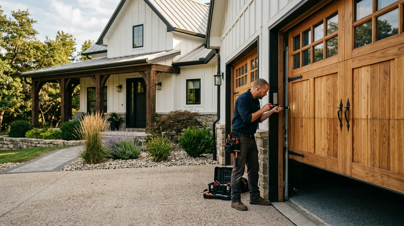 Garage door service in Tulsa, OK