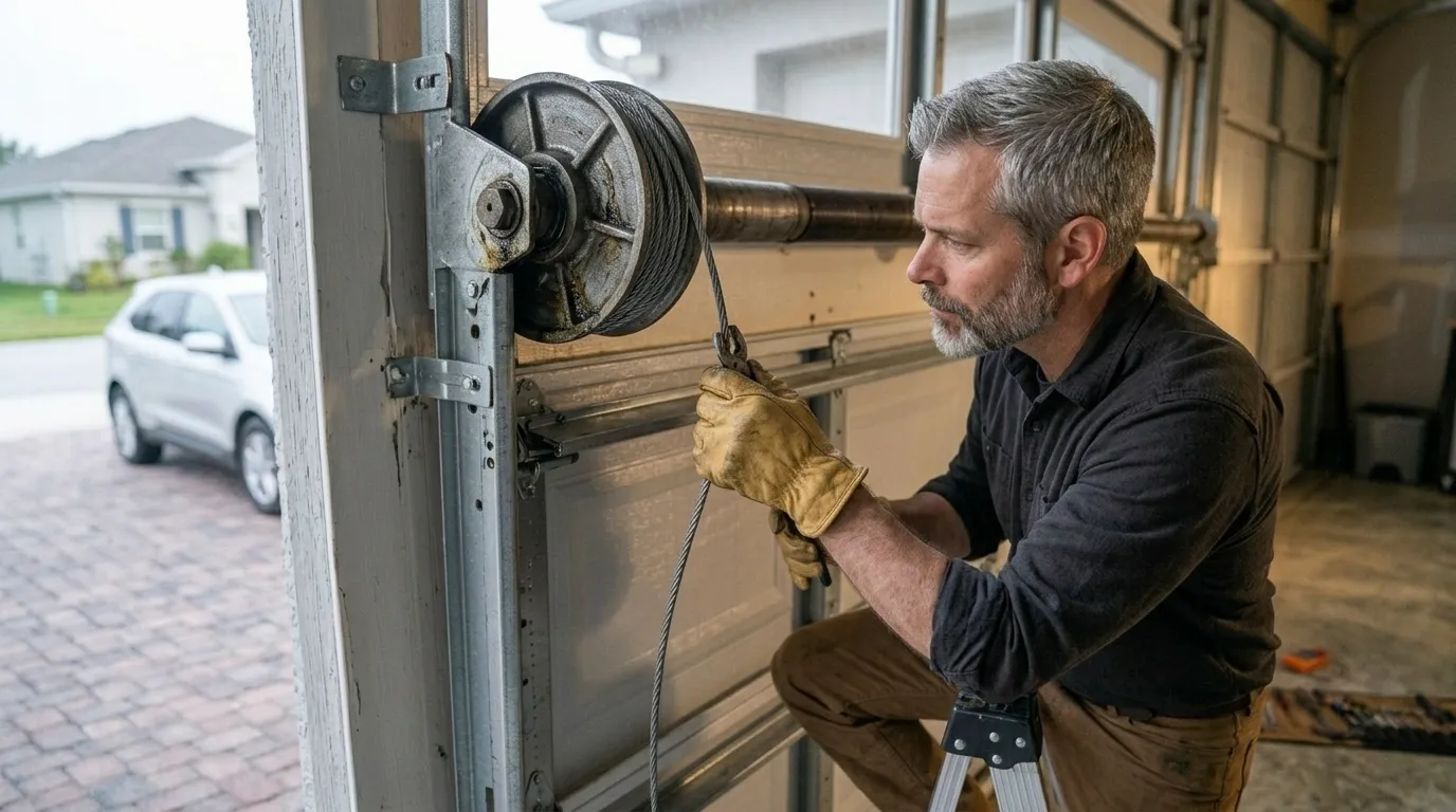 Garage door service in Tulsa, OK