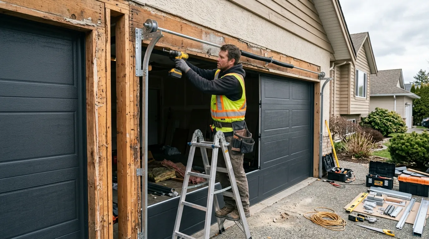 Garage door service in Tulsa, OK